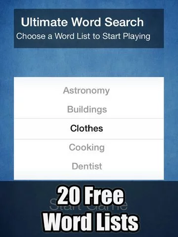 Изображение игры: Ultimate Free Word Search