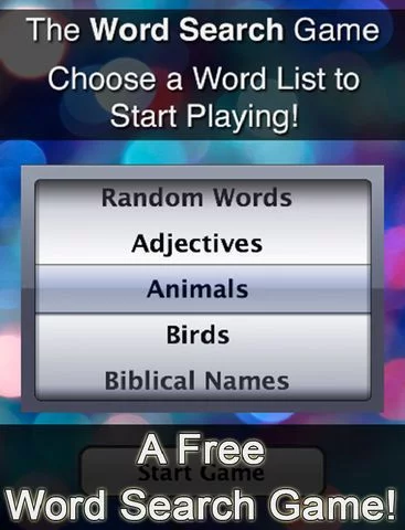 Изображение игры: The Free Word Search Game