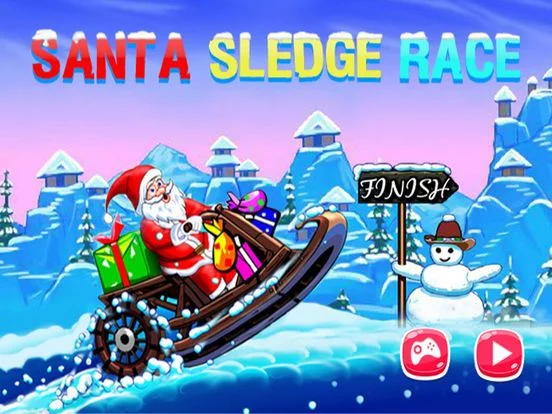 Изображение игры: Santa Sledge Race:Christmas