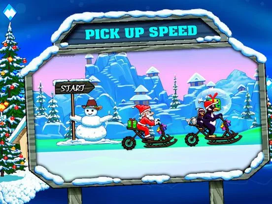 Изображение игры: Santa Sledge Race:Christmas