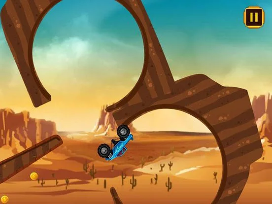 Изображение игры: Hill Monster Truck:Stunt Racing