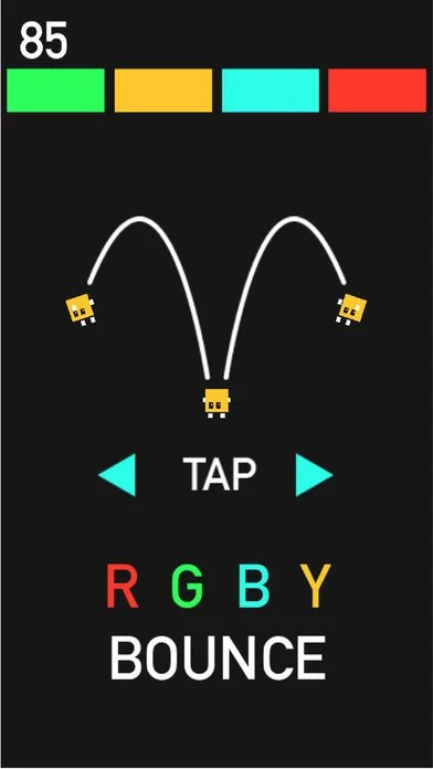 Изображение игры: RGBY Bounce