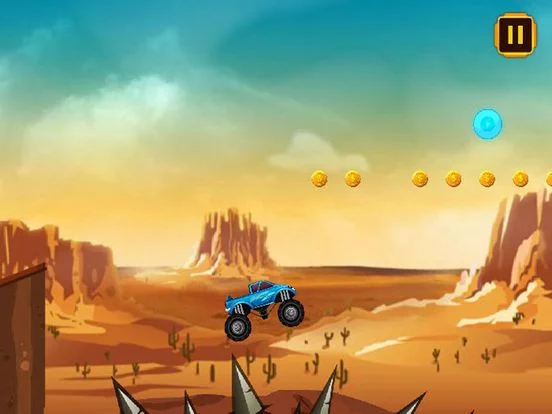 Изображение игры: Hill Monster Truck:Stunt Racing