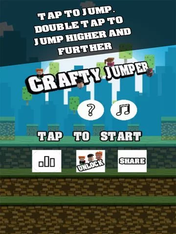 Изображение игры: crafty jumper