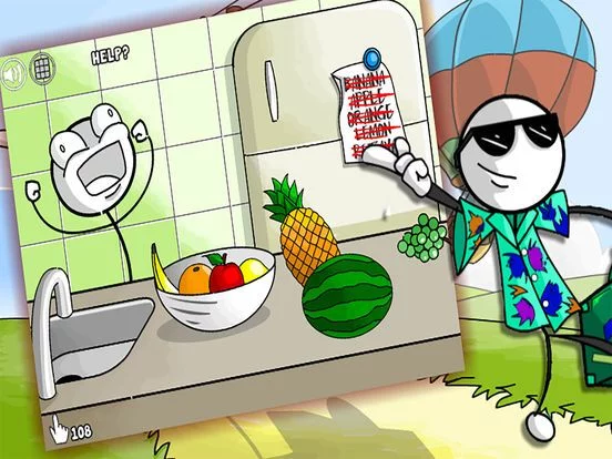 Изображение игры: Stickman Travel Quest - Puzzle Adventure Game