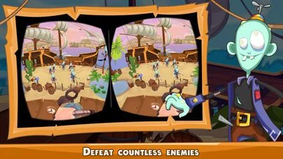 Изображение игры: Zombie Pirates - Google Cardboard VR Shooter