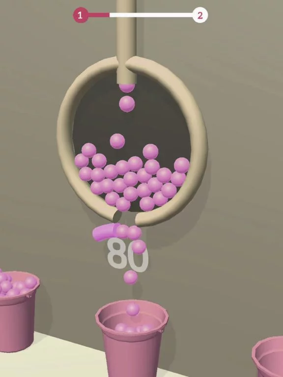 Изображение игры: fill buckets with Balls