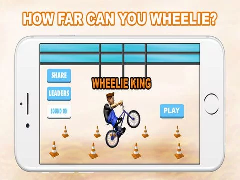 Изображение игры: BMX-Wheelie King