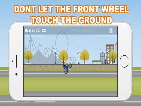 Изображение игры: BMX-Wheelie King