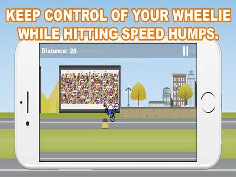 Изображение игры: BMX-Wheelie King