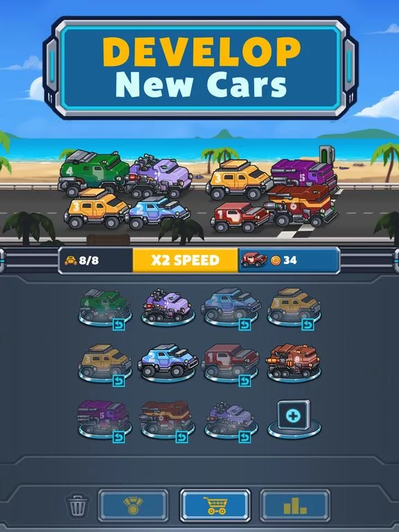 Изображение игры: Auto Cruise - Idle Car Merger