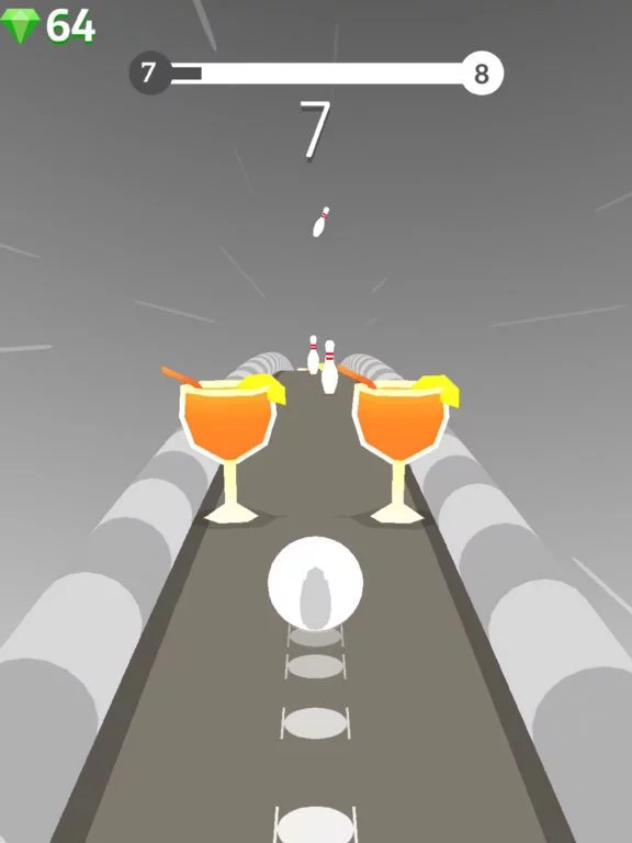 Изображение игры: bowling Strike