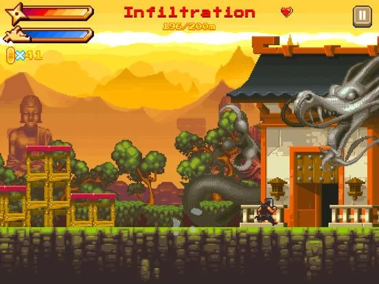 Изображение игры: NinjAwesome