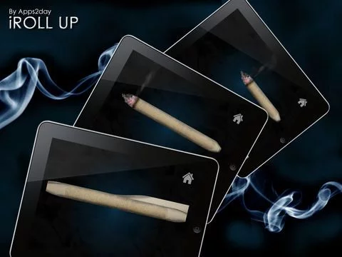 Изображение игры: iRoll Up the Rolling and Smoking Simulator!