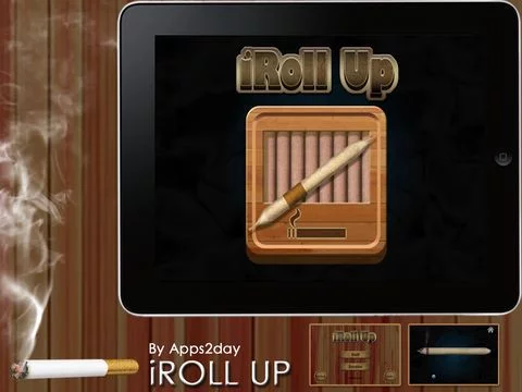 Изображение игры: iRoll Up the Rolling and Smoking Simulator!
