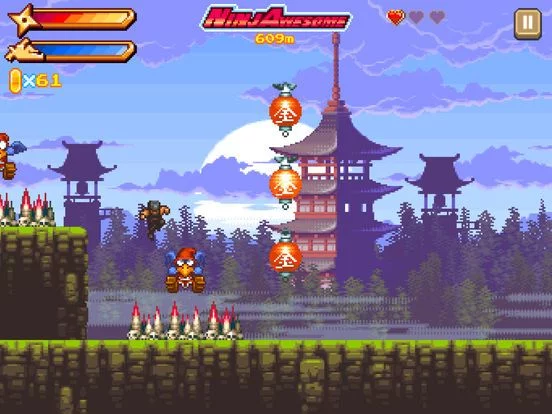 Изображение игры: NinjAwesome