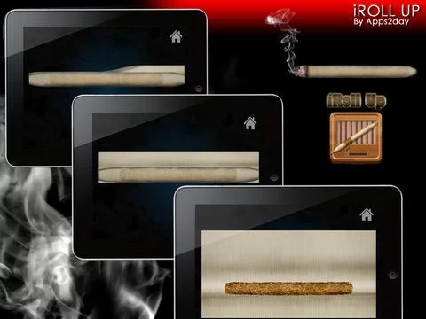 Изображение игры: iRoll Up the Rolling and Smoking Simulator!