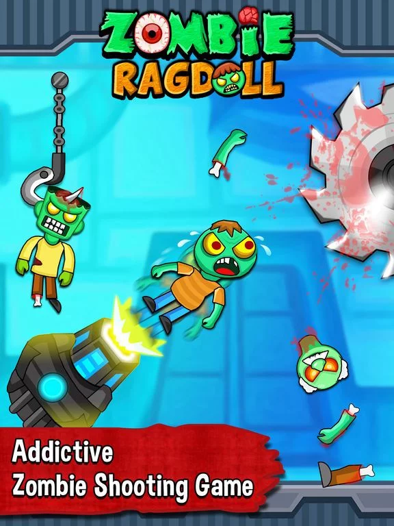 Изображение игры: Zombie Ragdoll