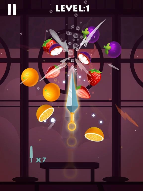 Изображение игры: Knife Rush Fruit