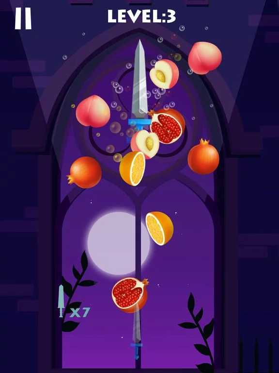Изображение игры: Knife Rush Fruit