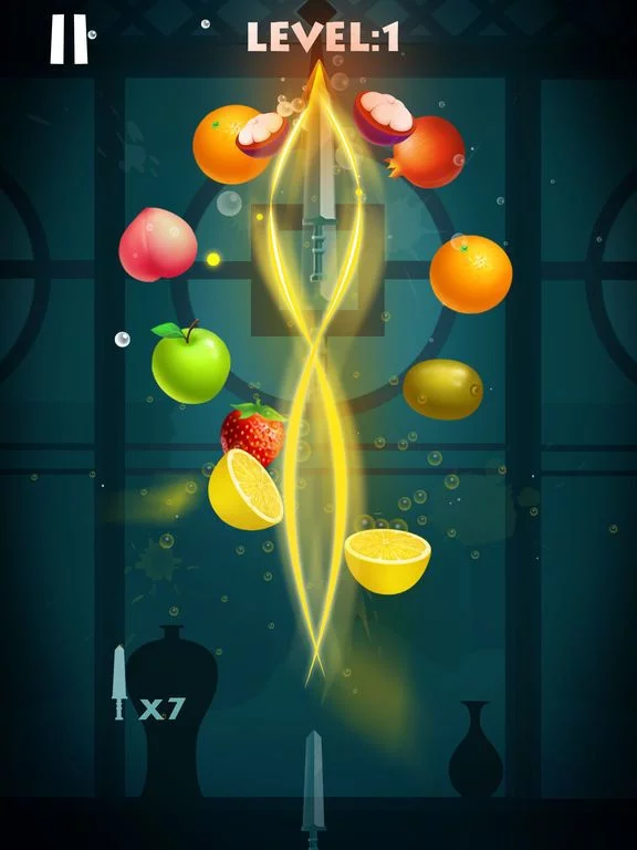 Изображение игры: Knife Rush Fruit