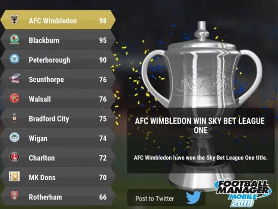 Изображение игры: Football Manager Mobile 2018
