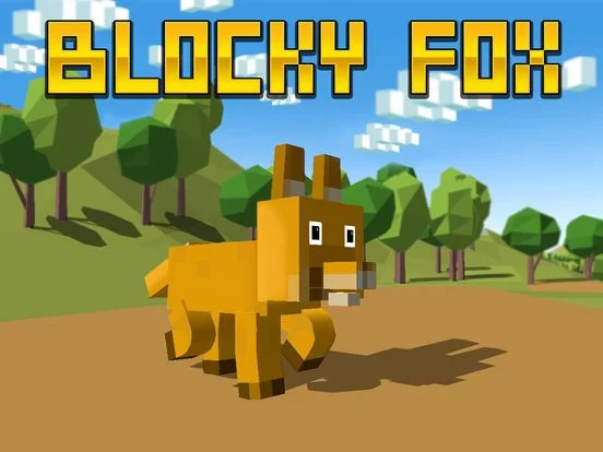 Изображение игры: Blocky Fox Craft Simulator 3D