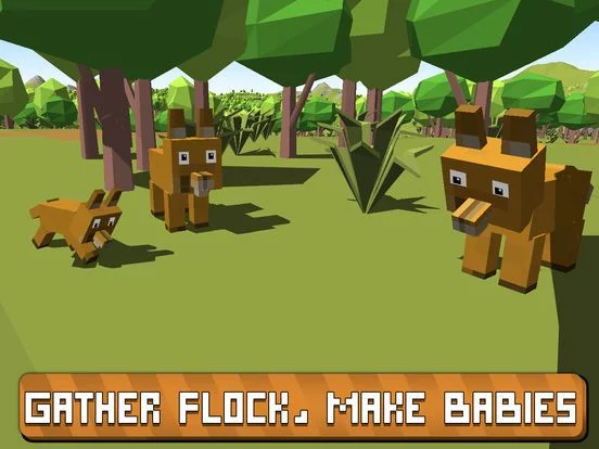 Изображение игры: Blocky Fox Craft Simulator 3D