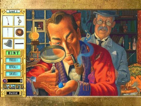 Изображение игры: Hidden Object Game - Sherlock Holmes: The Blue Diamond