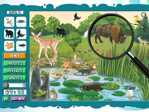Изображение игры: Hidden Object Game Jr FREE - Habitat Spy