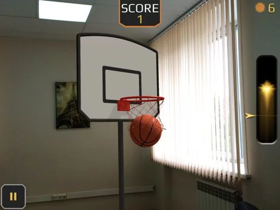 Изображение игры: AR Basketball One