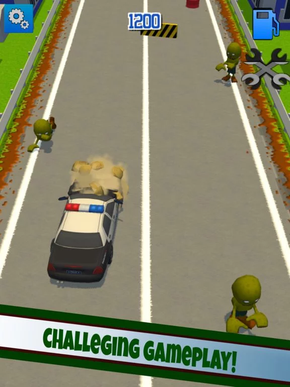 Изображение игры: Racing Cops: Zombie vs Police Car