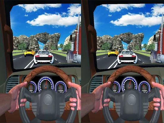 Изображение игры: VR-Crazy Car Traffic Racing 2 Free