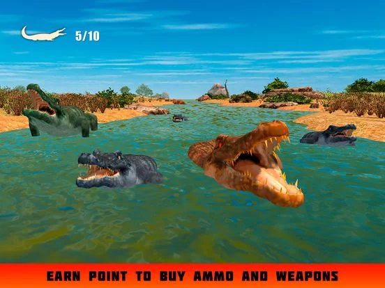 Изображение игры: Hungry Alligator Attack Simulator 3D Full