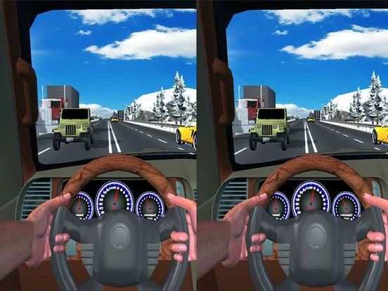 Изображение игры: VR-Crazy Car Traffic Racing 2 Free