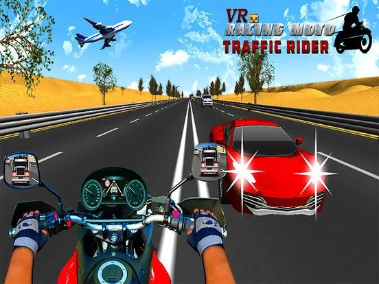 Изображение игры: VR Racing Moto Traffic Rider