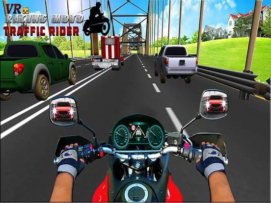 Изображение игры: VR Racing Moto Traffic Rider