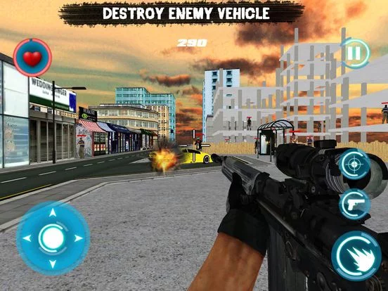 Изображение игры: Real City Gang War shooter