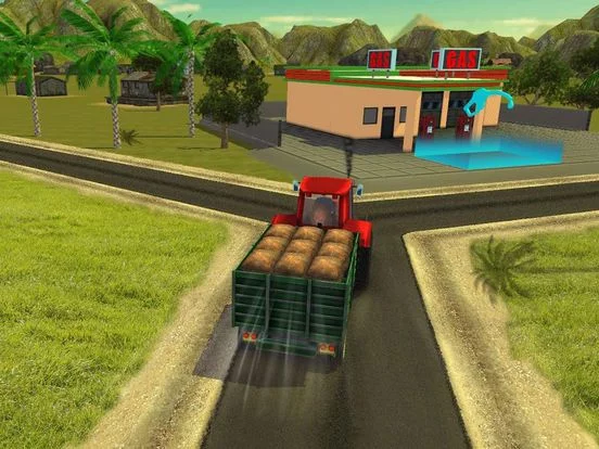 Изображение игры: Farming Simulator Farmers Crop Harvest Tractor Trucks Drive Game