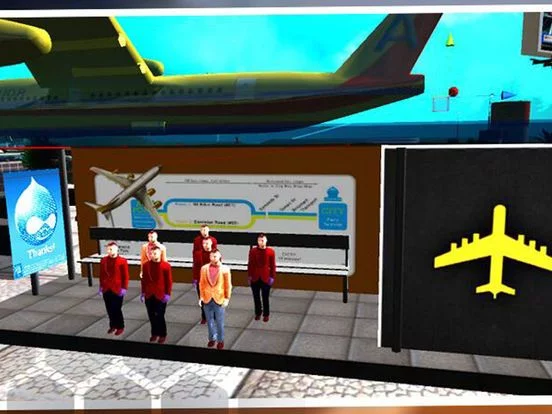 Изображение игры: Driving Simulator Bus Drive 3D Park Buses Maximum Traffic Chaos Airport Games