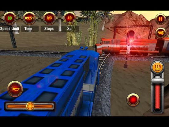 Изображение игры: VR Train Racing 3D