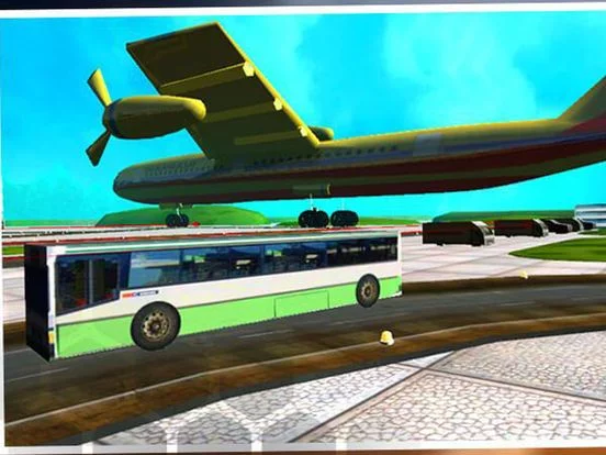 Изображение игры: Driving Simulator Bus Drive 3D Park Buses Maximum Traffic Chaos Airport Games