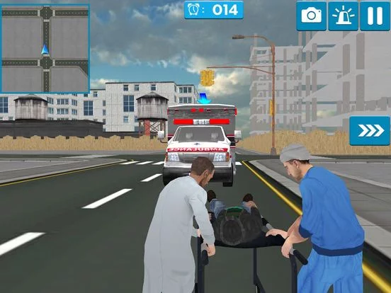 Изображение игры: Ambulance Driver 3d Simulator Games