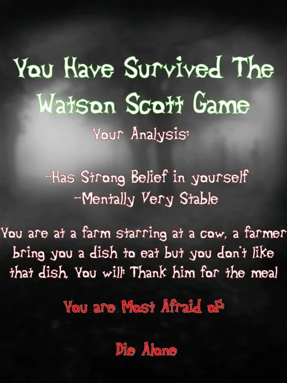 Изображение игры: The Test of Watson Scott Game