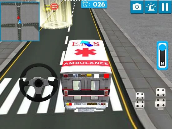 Изображение игры: Ambulance Driver 3d Simulator Games