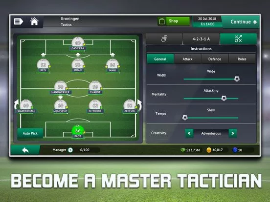 Изображение игры: Soccer Manager 2019