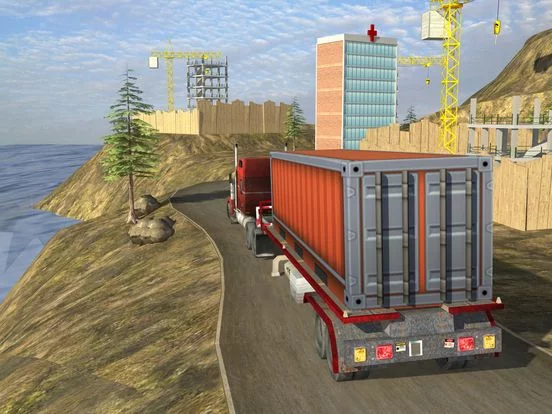 Изображение игры: Euro Truck Driver Simulator game
