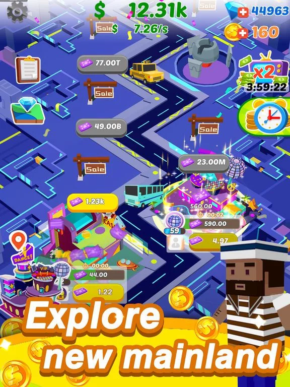 Изображение игры: Idle Capital Street