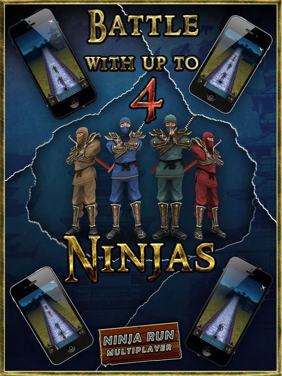 Изображение игры: Ninja Run Multiplayer: Real Fun Racing Games 2