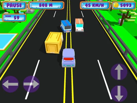 Изображение игры: Block Car Race